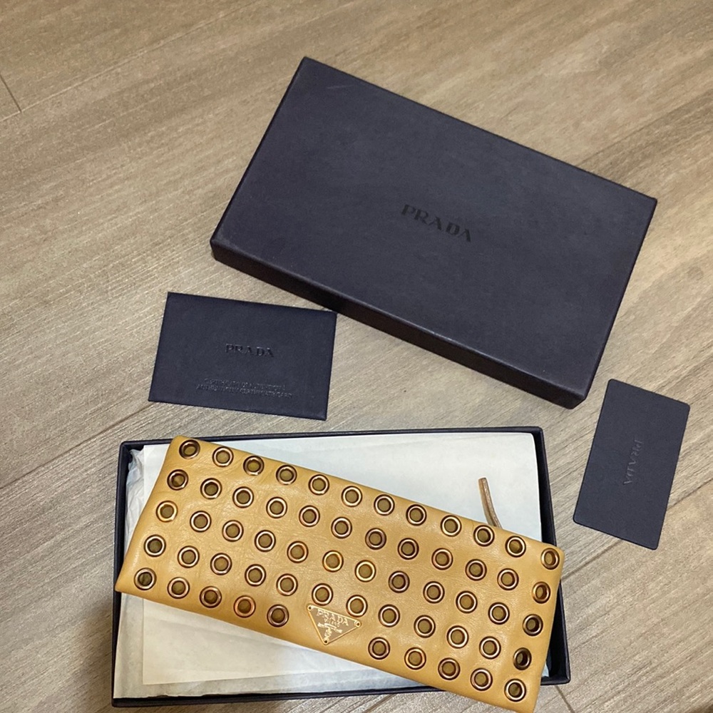 Vintage Prada mini clutch